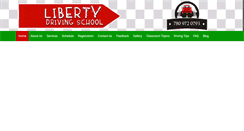 Desktop Screenshot of libertydrivingschool.ca