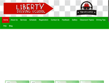 Tablet Screenshot of libertydrivingschool.ca