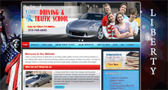 Desktop Screenshot of libertydrivingschool.net