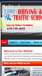 Mobile Screenshot of libertydrivingschool.net